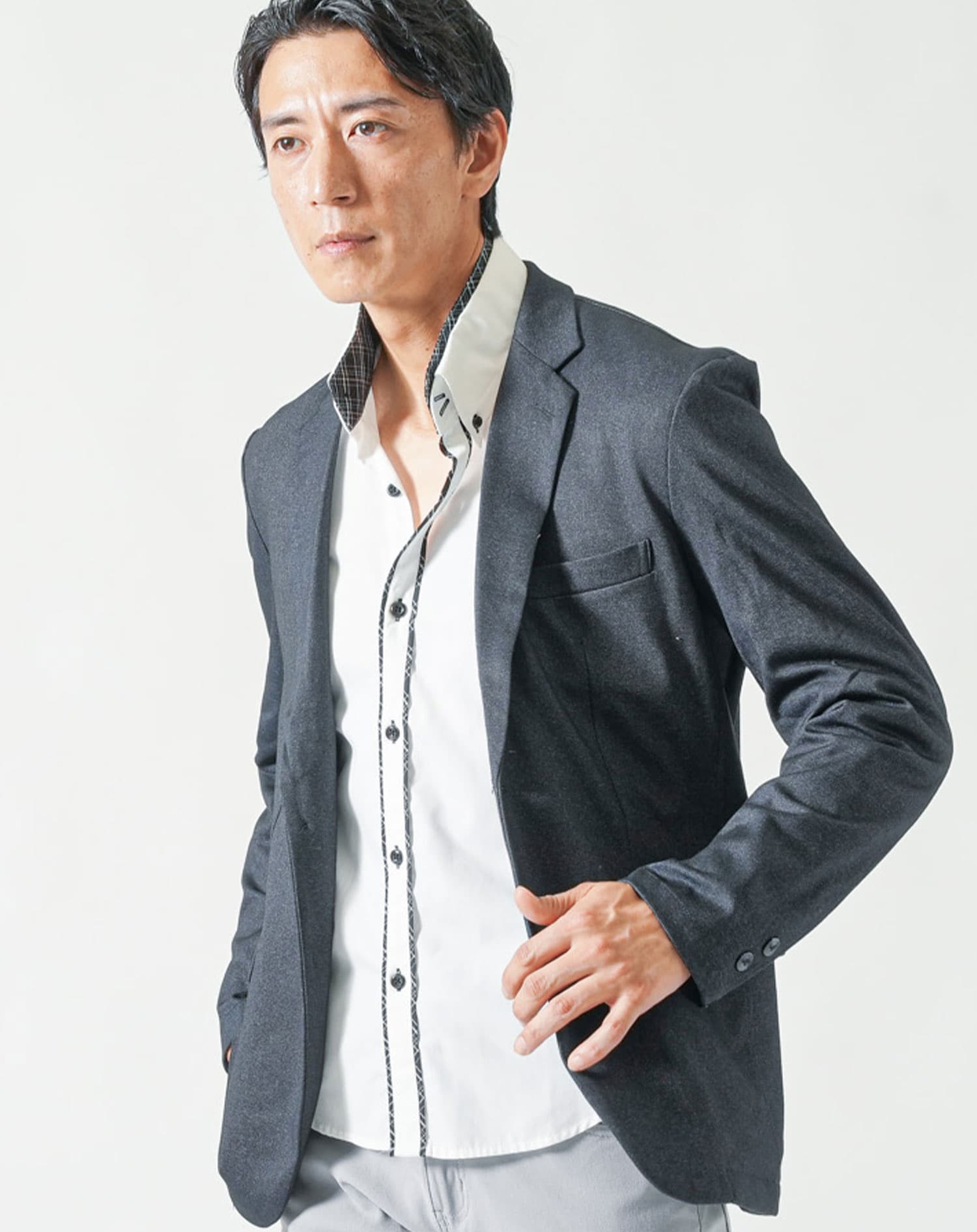 テーラードジャケット メンズ 春 50代 秋冬 スリム 春アウター 長袖