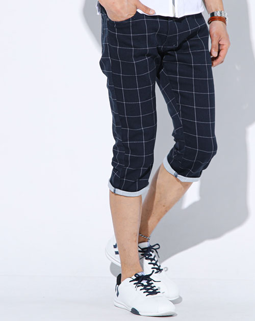 メンズ7分丈パンツ（柄：チェック）のおすすめ人気商品一覧 通販