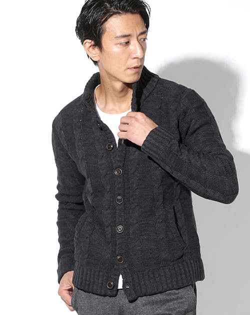 春の上着 アウター 春 メンズ 男性カーディガン カーディガン ニット 