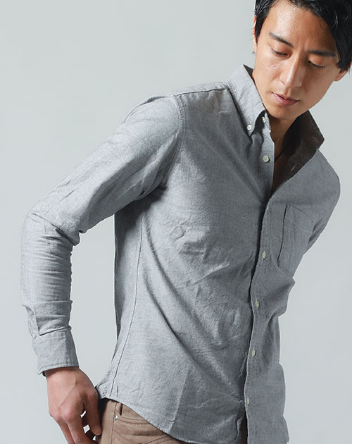 オックスフォードシャツ メンズ 白シャツ ワイシャツ 春シャツ 50代 ボタンダウン カジュアル yシャツ 日本製 スマートカジュアル 男性 40代 綿 ちょいワル｜menz-style｜10