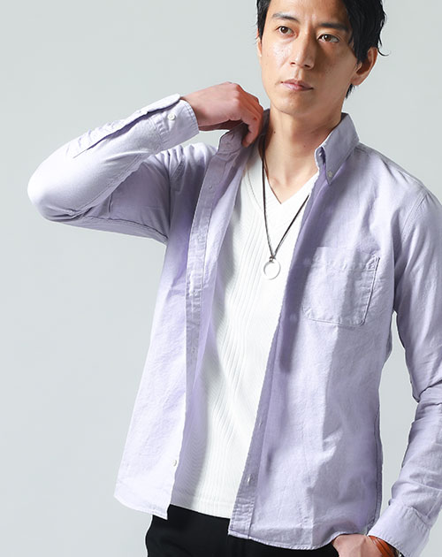 オックスフォードシャツ メンズ 白シャツ ワイシャツ 春シャツ 50代 ボタンダウン カジュアル yシャツ 日本製 スマートカジュアル 男性 40代 綿 ちょいワル｜menz-style｜11