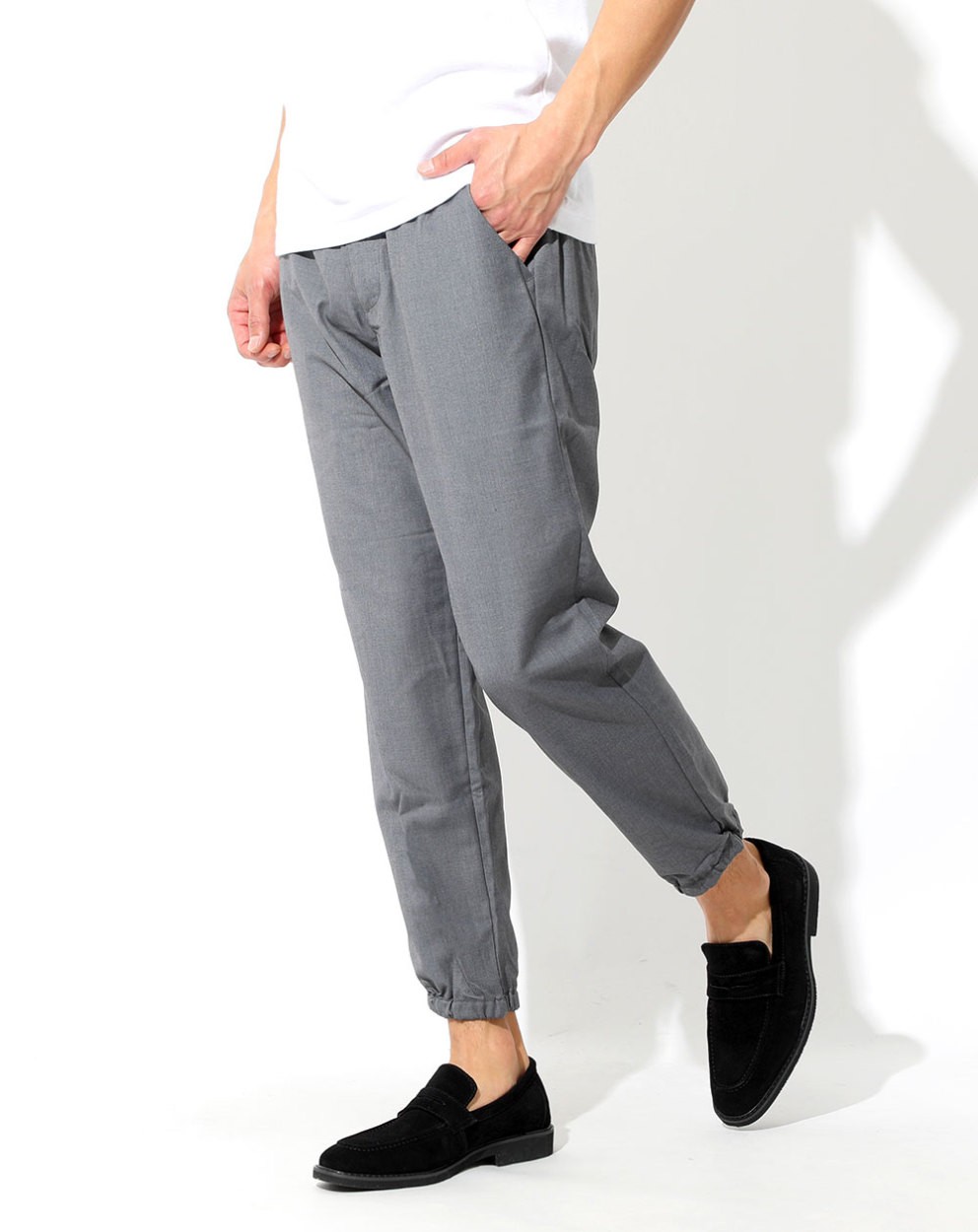 ビジネスパンツ メンズ ビジネス カジュアル ジョガー ロングパンツ