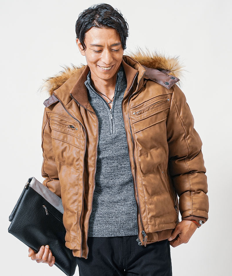 ジップアップニット メンズ ニット トップス 半ジップ 50代 春
