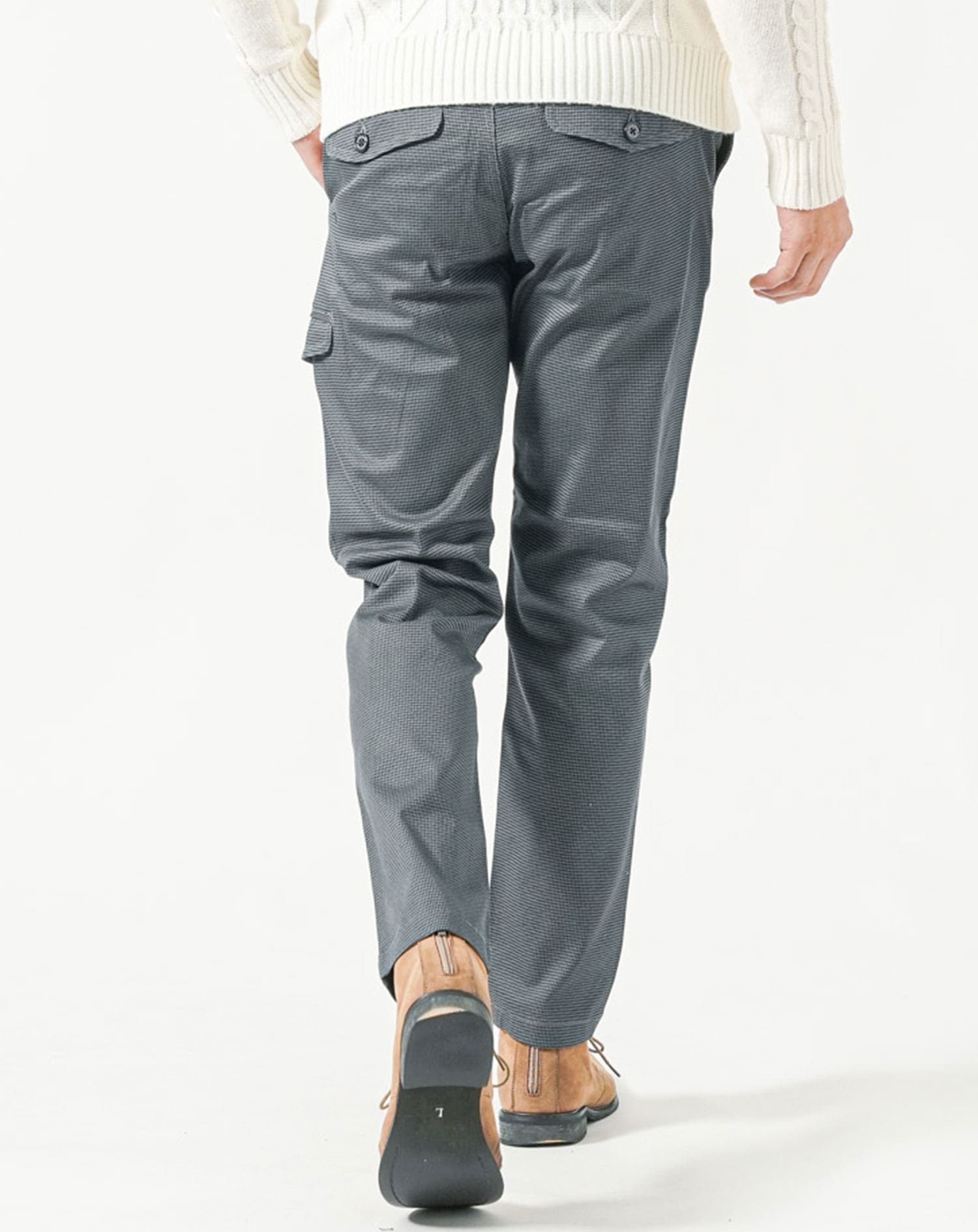 Graphpaper) Selvage Denim Two Tuck Pants(LIGHT FADE) (GU251