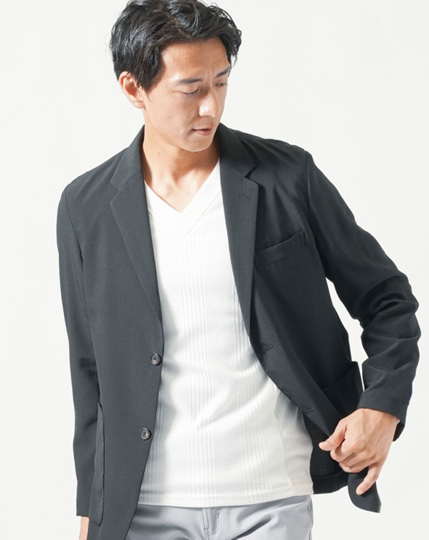 ブレザー メンズ 春夏 紺ブレザー 50代 テイラードジャケット 夏用