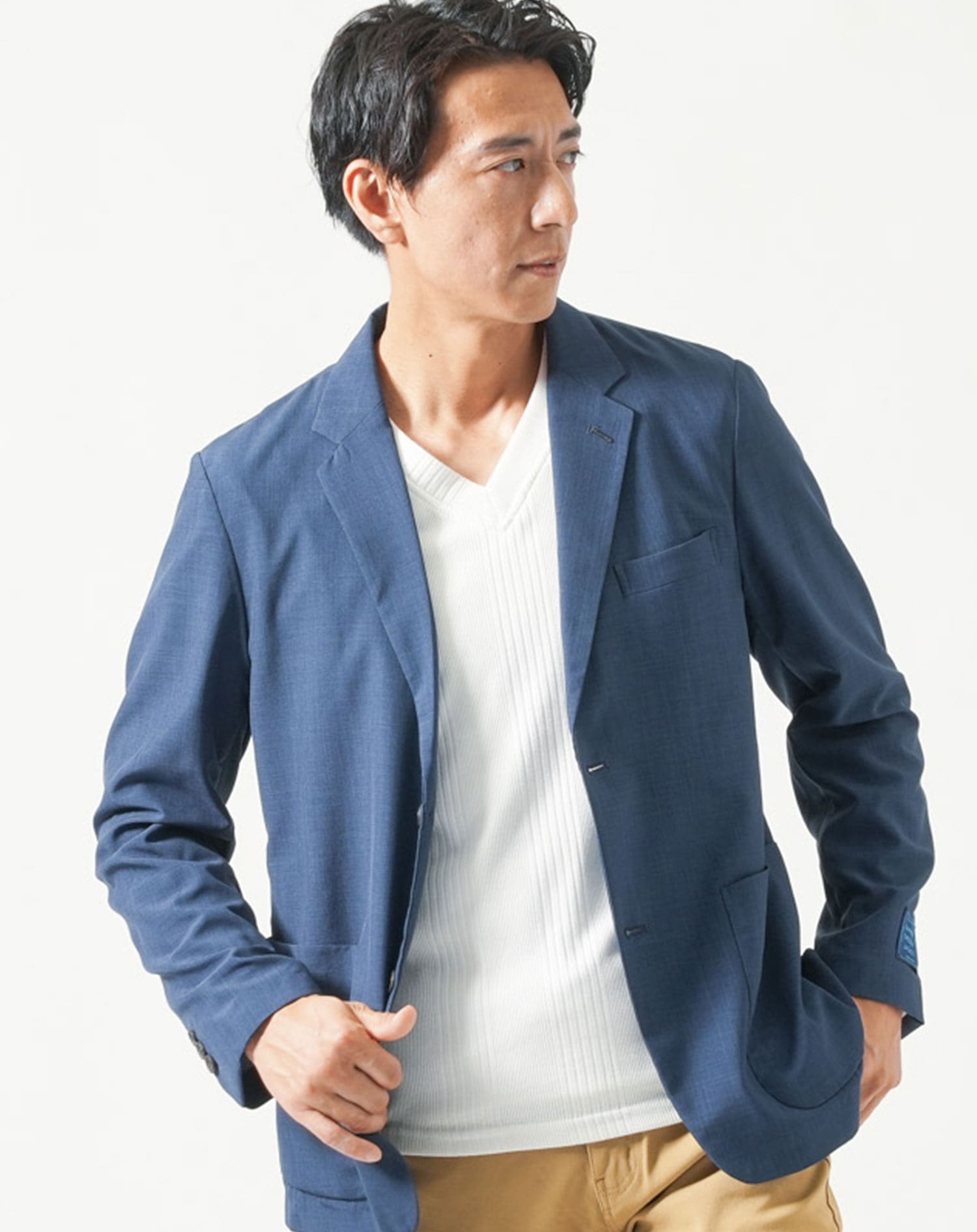 ブレザー メンズ 春夏 紺ブレザー 50代 テイラードジャケット 夏用