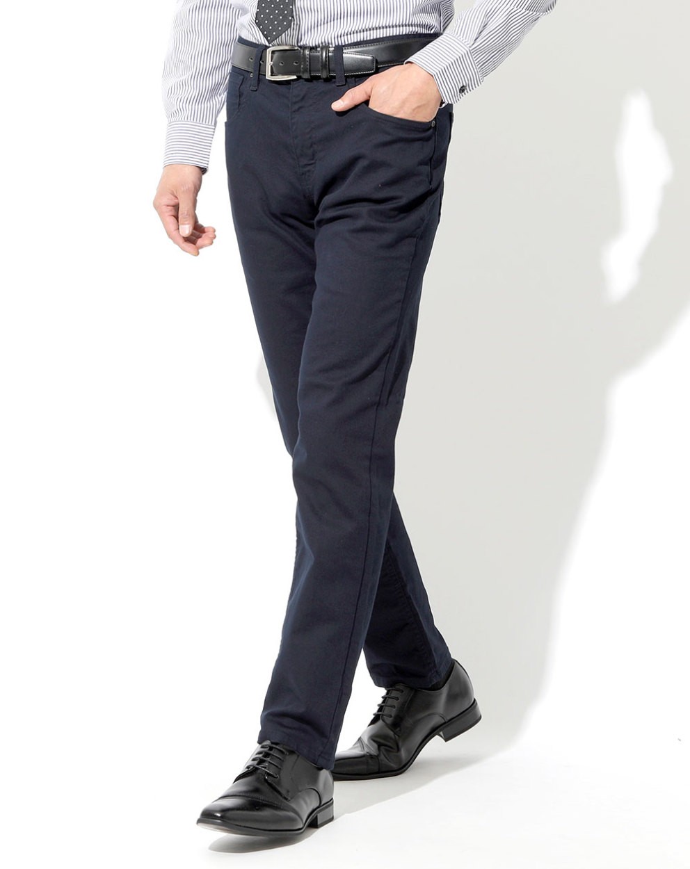 チノパン メンズ チノ パンツ ズボン 40代 50代 男性 ビジネスカジュアル スマートカジュアル カツラギ ストレッチ スリム 日本製 ジャケパンスタイル｜menz-style｜02