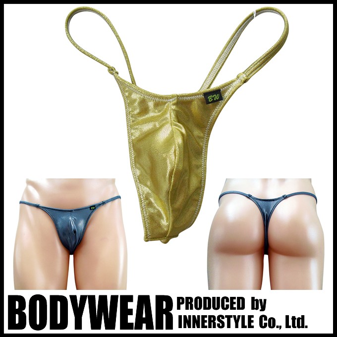 メンズ 水着 メタリック ストリング Tバック(3352060)BODYWEAR/ボディウェアー