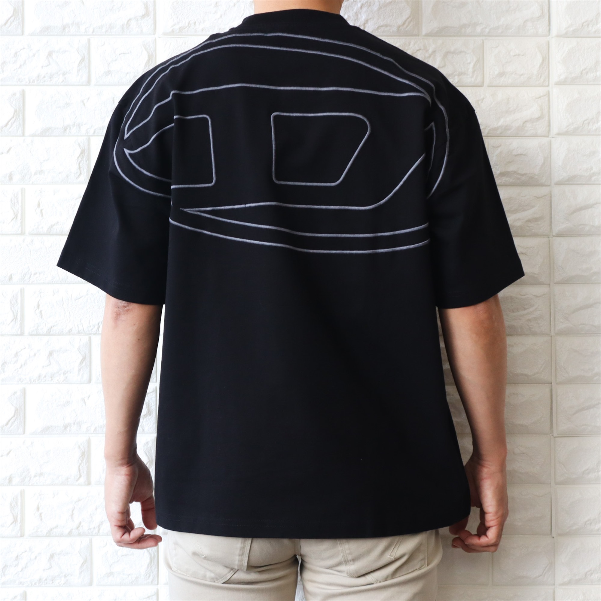 T-ANGIE｜ウィメンズ｜ロゴTシャツ ｜ブラック｜ディーゼル