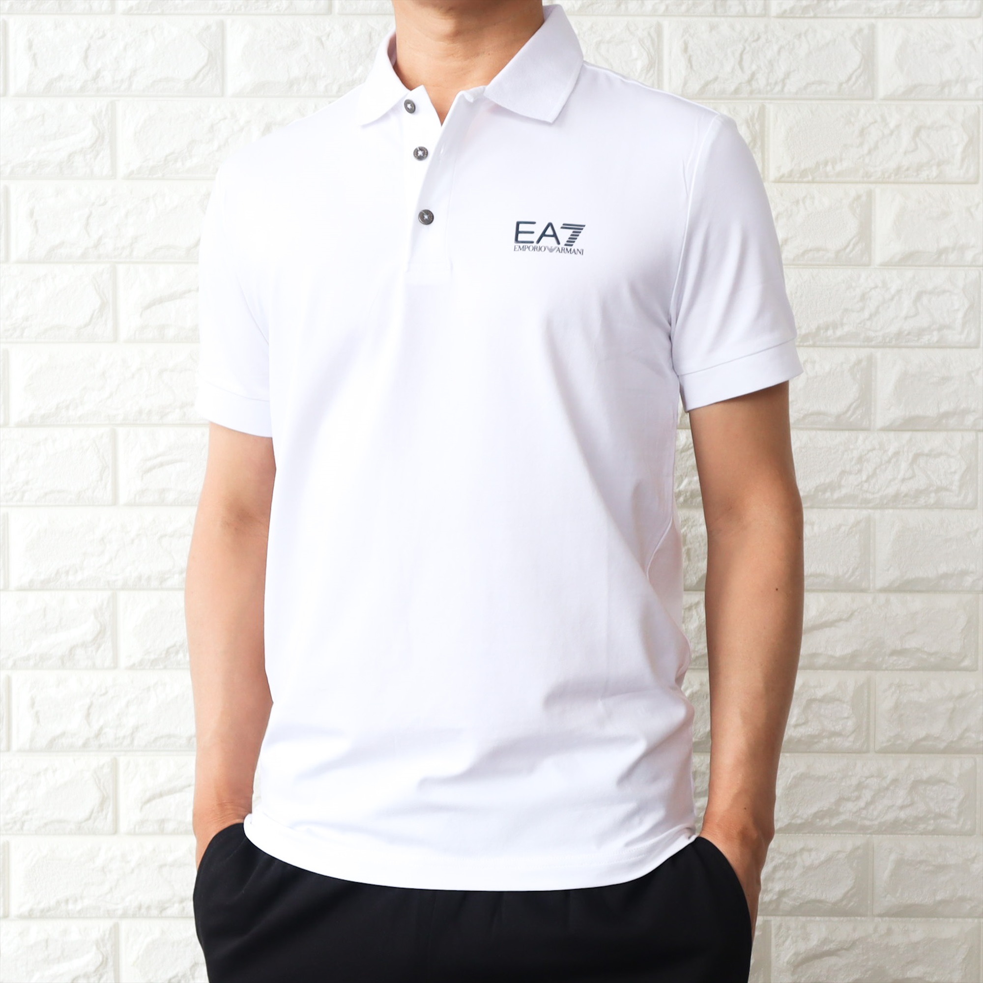 新品未使用　EMPORIO ARMANI ポロシャツ ホワイト XXL EMPORIO ARMANI 【並行輸入品】エンポリオ アルマーニ ポロシャツ