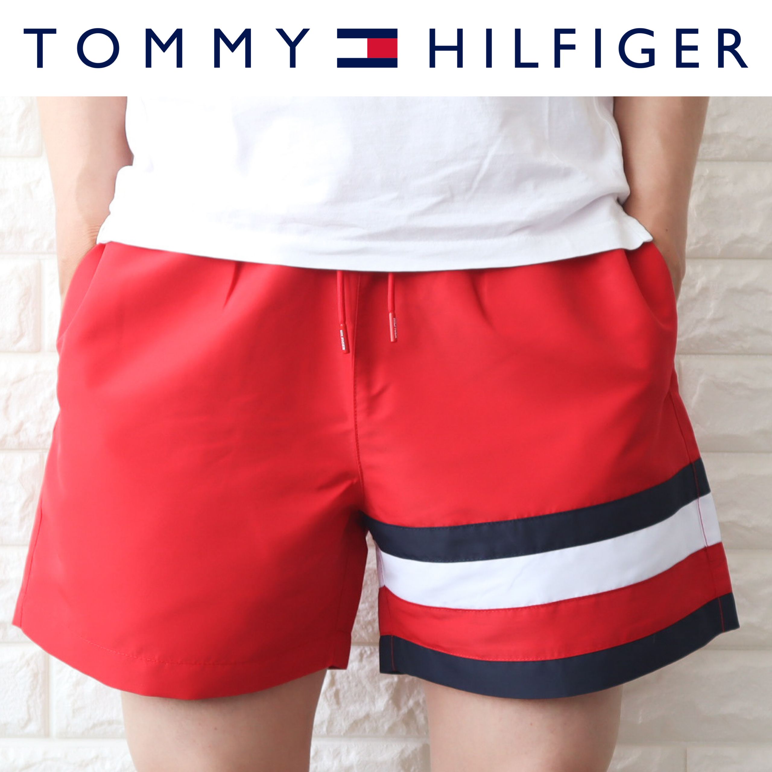 トミーヒルフィガー  ビーチショーツ サーフパンツ TOMMY HILFIGER 水着 海パン メンズ サーフパンツ ビーチ