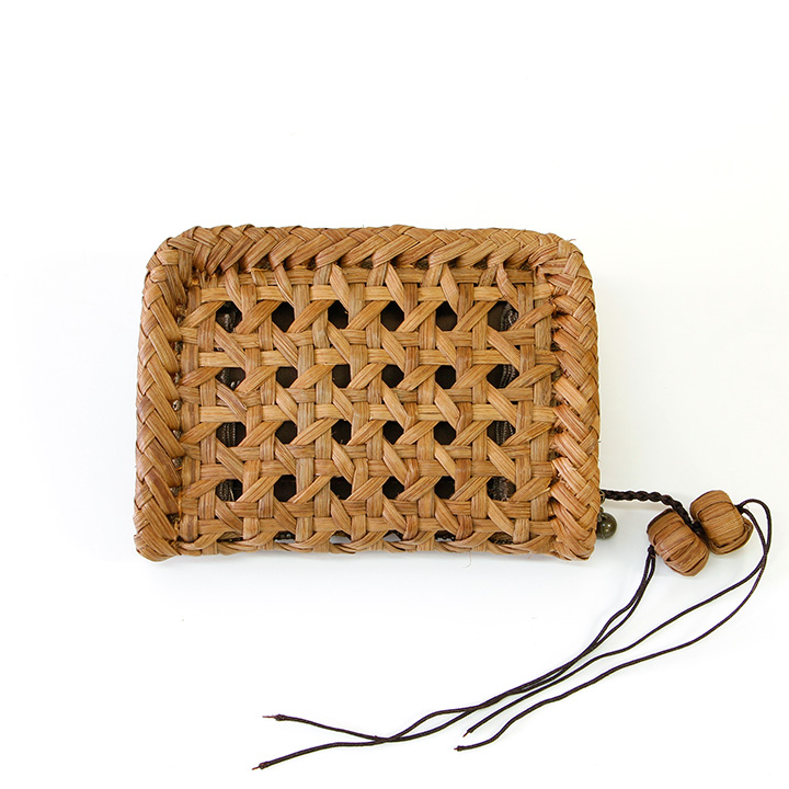 山葡萄 カード小銭入れ 財布 7日間返品送料無料☆1年間無償修理対応】山葡萄 ミニ財布 六つ目編み