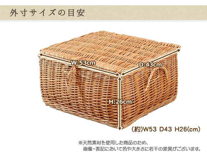 かご バスケット 収納 フタ付き 収納ボックス LLサイズ かわいい