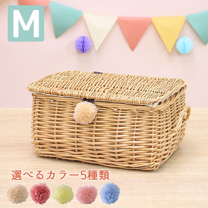 ARBA ROSA かご　ポンポン付きバッグ ARBA ROSA かご ポンポン付きバッグ