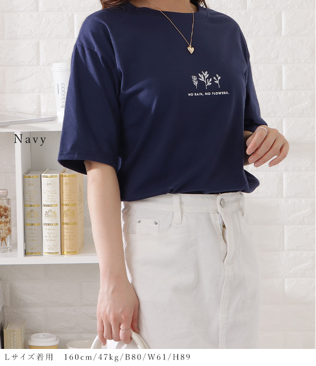 Lace Ladies ワンポイントゆるカラーTシャツ レディース 女性