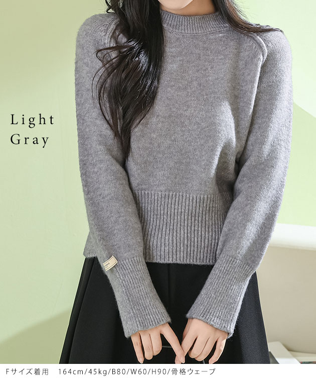 セーター トップス レディース 長袖 ニット ラウンドネック 丸首 バイカラー 薄手 大人カジュアル デイリー グリーン イエロー ホワイト イベント/ Lace Ladies（レースレディース） ラウンドネック コンパクト 長袖