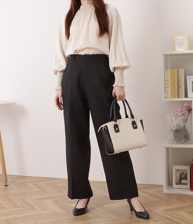 Lace Ladies（レースレディース） ツイルセンタープレスハイウエスト