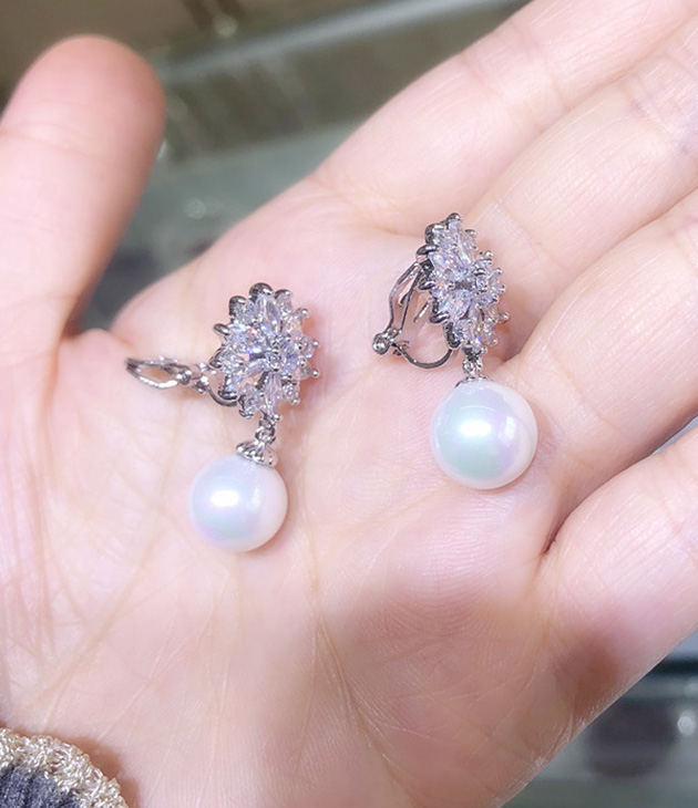 Lace Ladies（レースレディース） サンフラワー ビジュー × パール