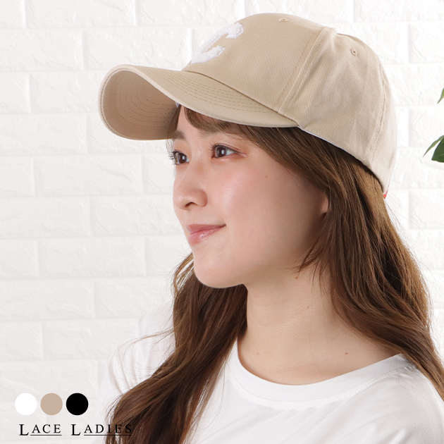 Lace Ladies（レースレディース） ロゴワッペンベースボールキャップ