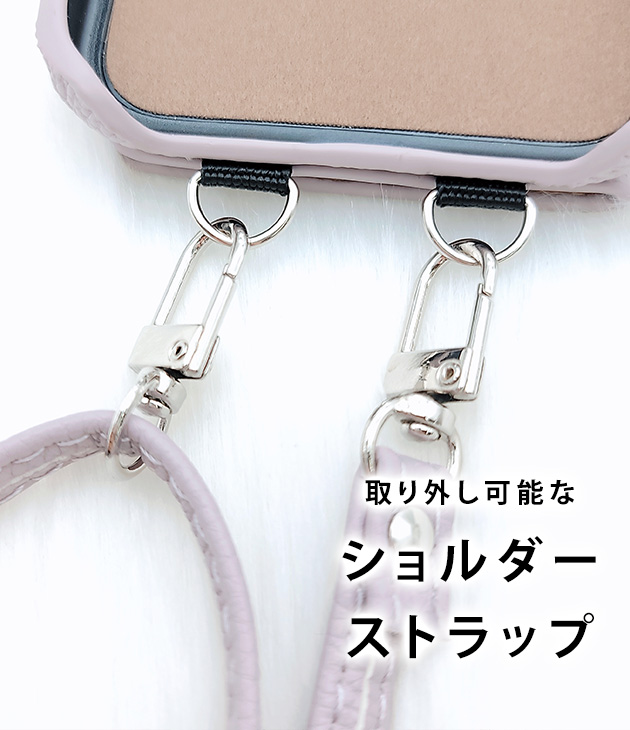 Lace Ladies（レースレディース） カードポケット付き2WAYレザー調