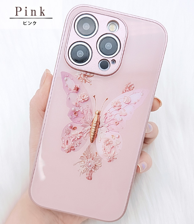 Lace Ladies（レースレディース） 3DフラワーバタフライiPhoneケース