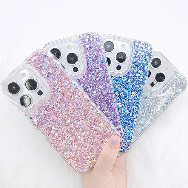 ラメグリッターソフトiPhoneケース 女性 レディース スマホ 携帯 