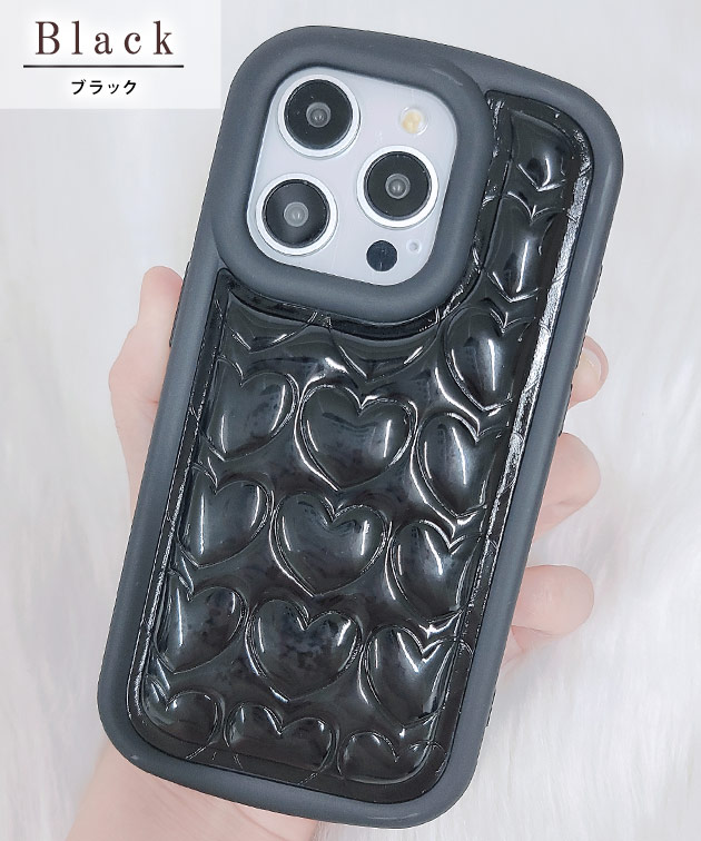 Lace Ladies（レースレディース） 3D ハート ソフト iPhone ケース