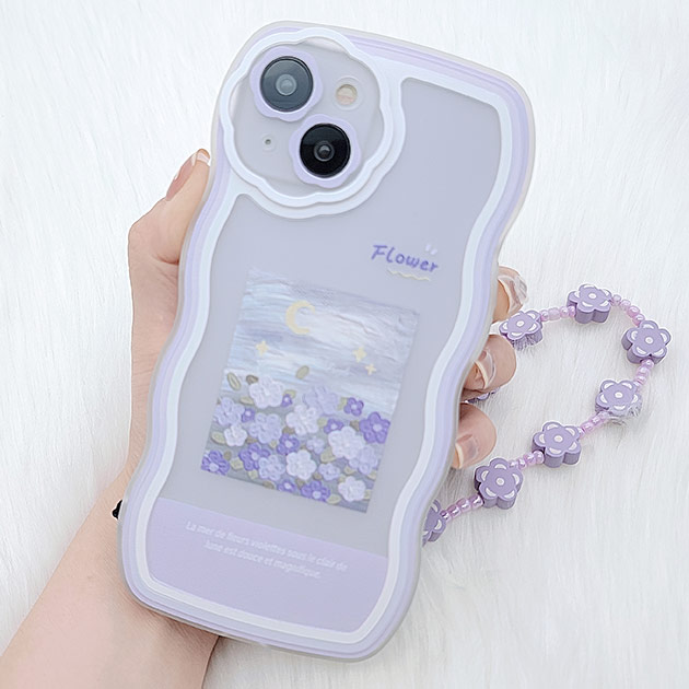 iPhone レースフラワー バタフライパターン クリア 保護カバー iPhone レースフラワー バタフライパターン クリア 保護カバー Lace