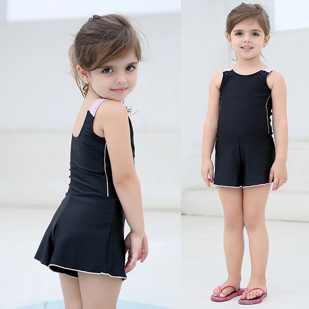 女児 ワンピース ショートパンツタイプ スクール水着 ガールズ
