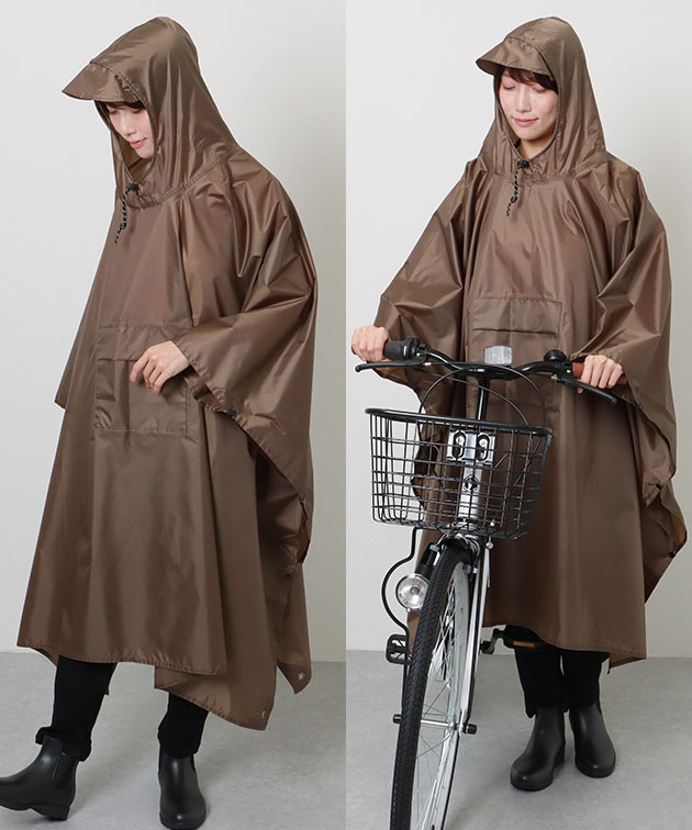 Lace Ladies（レースレディース） ソリッドカラー ポケッタブル ロング