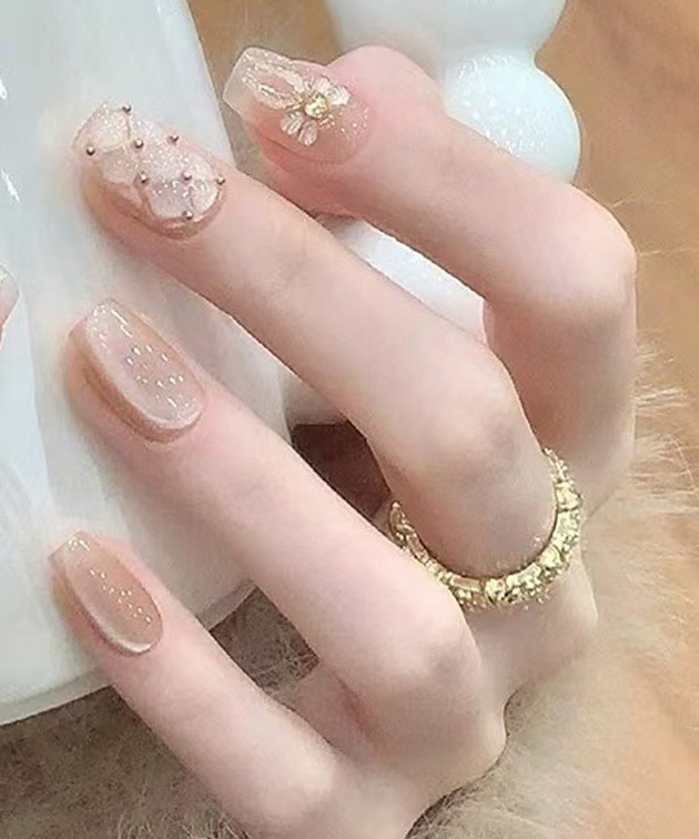 Lace Ladies（レースレディース） シャンパン ドット リボン アート