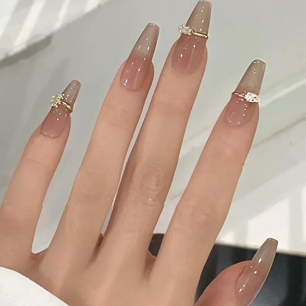 Lace Ladies（レースレディース） ビジュー シアー グラデーション