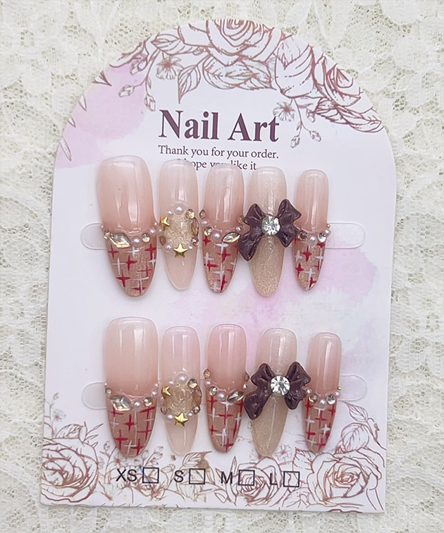 3D リボン クラシカル アート フレンチ ネ...の詳細画像5