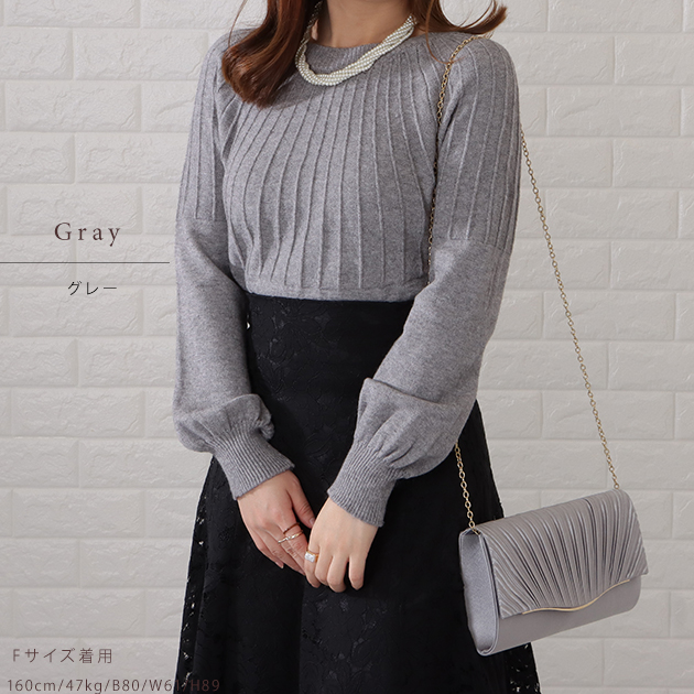 【新品】muta MARINEニット切替プルオーバー　グレー　レディースサイズ 楽天市場】ニット レディース トップス カットソー プルオーバー 裏