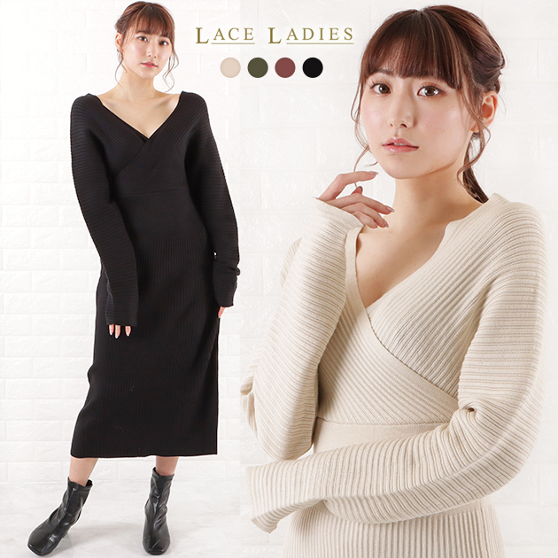 ドゥーカス　ドレス ニット ワンピース　M　ネイビー　新品　女子　ゴルフ　ウェア フィドラ（FIDRA）（レディース）ゴルフウェア 吸湿 発熱