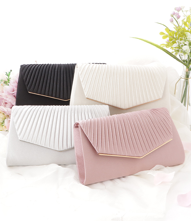 Lace Ladies（レースレディース） シェル風フラップスクエアクラッチ
