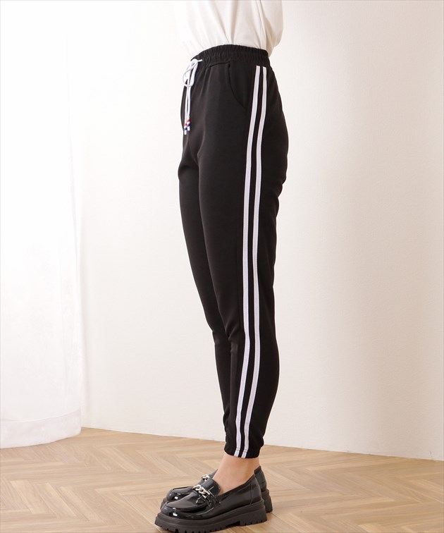 サイドライン 9分丈 イージー スポーツ パン...の詳細画像5