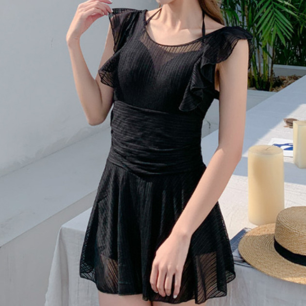 Lace Ladies（レースレディース） フェイクレイヤード シアー フリル袖 