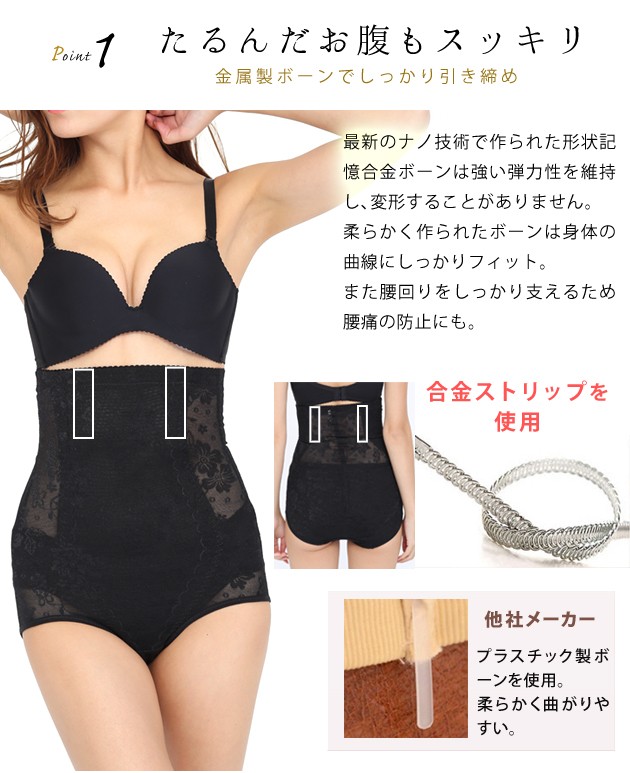 ハイウエスト ガードル 補正 下着 インナー ショーツ レディース