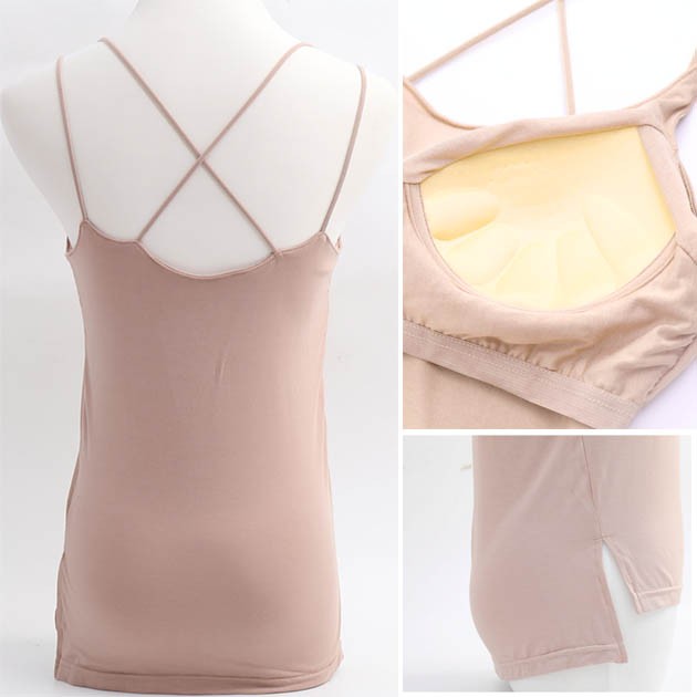 ダイヤ　キャミソール Lace Ladies ノンワイヤーカップ付きキャミソール タンク タンク