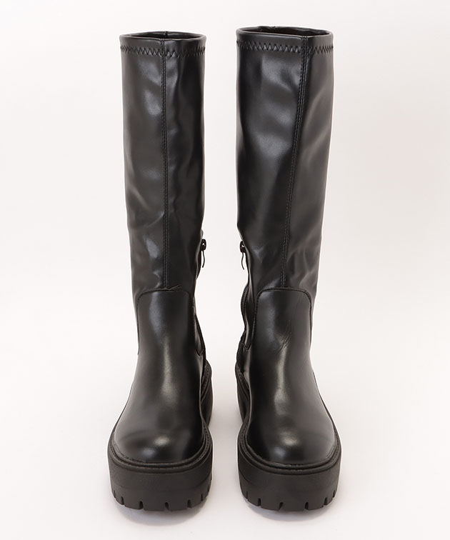 Lace Ladies（レースレディース） 厚底 ストレッチ ロングブーツ PU