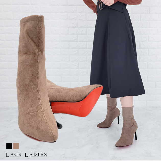 Lace Ladies（レースレディース） ハイヒールブーツ ショートブーツ