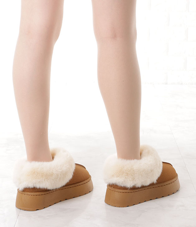 Lace Ladies（レースレディース） ムートン風ボア付きボリューム