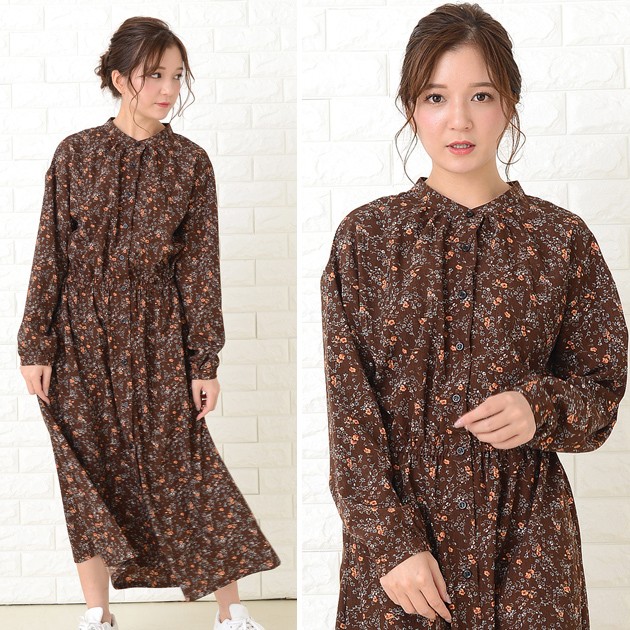 未使用 完売 BELPER Flare Cuffs Dress 花柄 ワンピース 未使用 完売