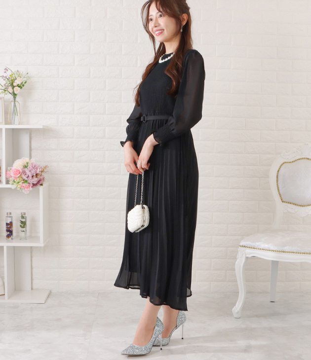 ベル　シフォンワンピース L】シフォンフラワープリント ワンピース(ワンピース)｜TO BE