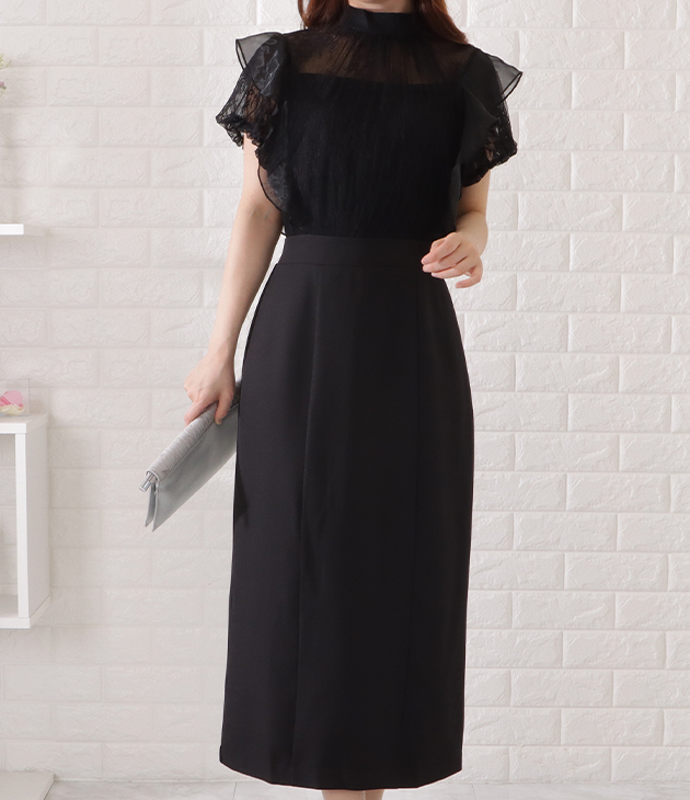 専用　　　　大きいサイズ♡異素材♡パフスリーブドッキングワンピ♡小花柄♡XL 楽天市場】パフスリーブレースドッキングワンピース 女性