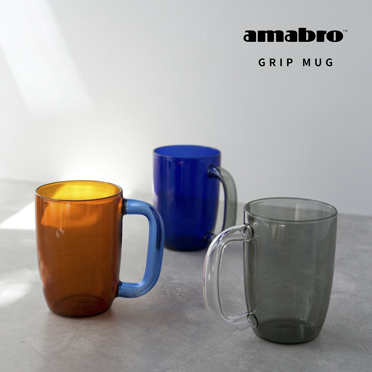 Superfly マグカップ　ガラスコップ　キャンドルポップアップストア　未使用 amabro マグカップ ガラス コップ グラス GRIP MUG 耐熱ガラス