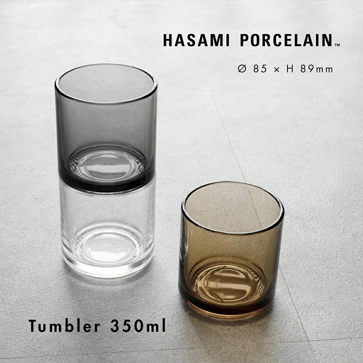 HASAMI PORCELAIN（ハサミポーセリン） タンブラー TUMBLER ガラス