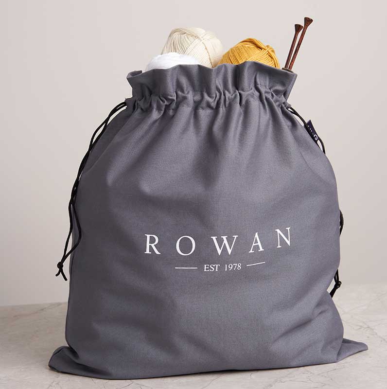 ROWAN���[���� DRAWSTRING PROJECT BAG �v���W�F�N�g�o�b�O �В� DMC 2243101-00003