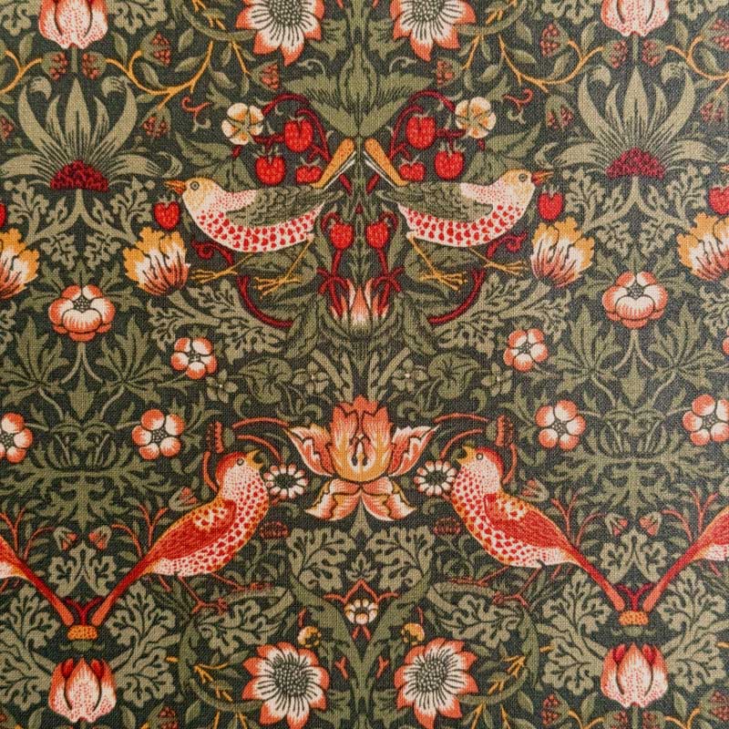 moda fabrics(_Et@ubNX)William Morris EBAX V[`O~l[gnPimpernel(spl)EBONY G{j[ LAMI-33490-19